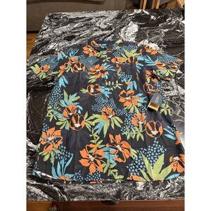 Roark Journey SS Woven Shirt Tahiti Nui Mens Size Large NWT $79 RW623